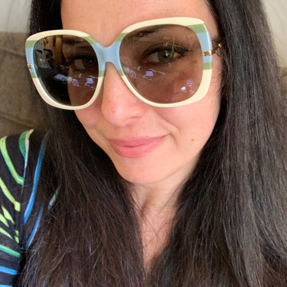 SOLD ⛔️Authentic Gucci 59 Oversized Square acetate/metal sunglasses - Picture 3 of 14